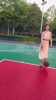 😍是谁说的，能娶个会打篮球的漂亮老婆该有多好？